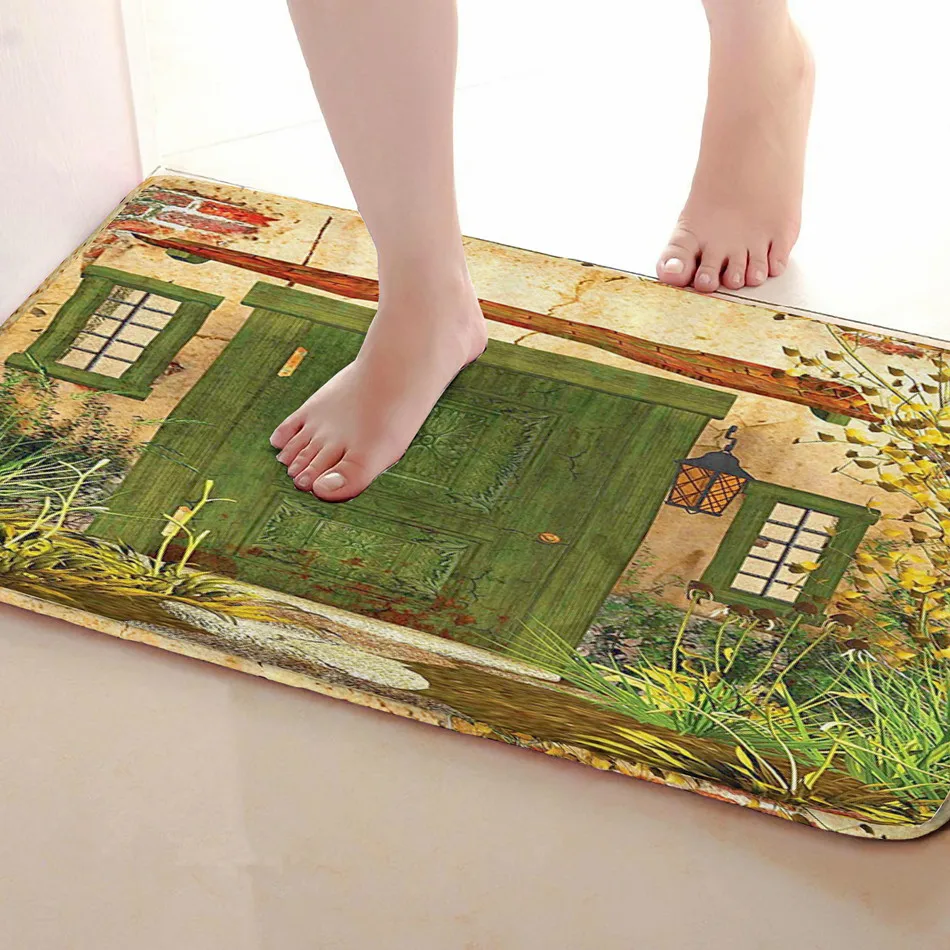 Дверные стильные коврики для улицы, забавные Противоскользящие коврики для ванной, дверные коврики, дверные коврики под входную дверь