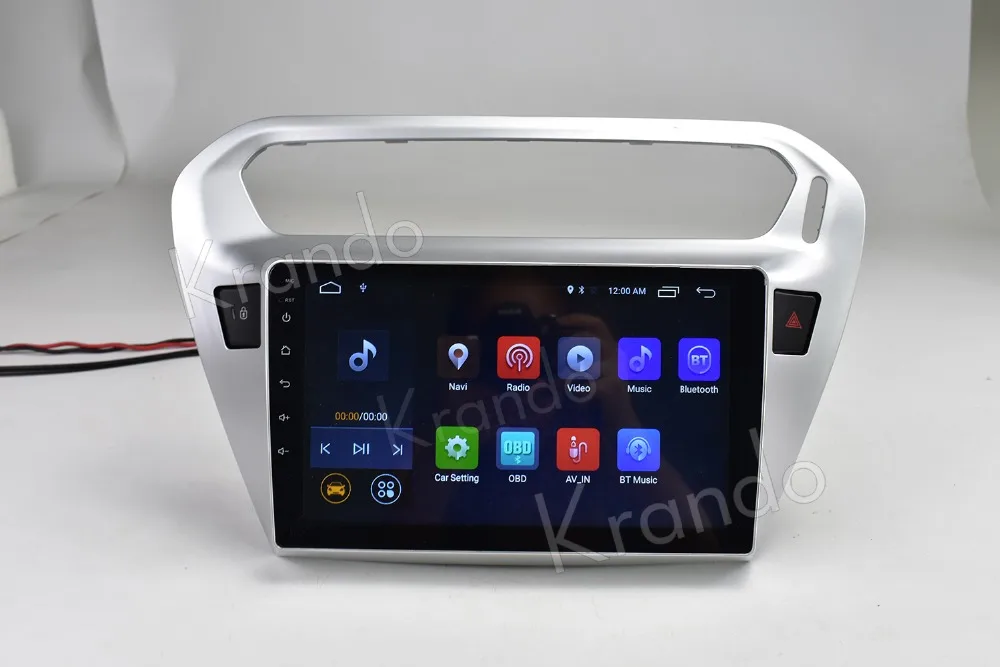 Krando Android 8 1 10 &quotСенсорный автомобильный мультимедийный плеер для PEUGEOT 301/Citroen E