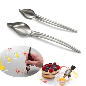 

Kitchen gadgets baking Stainless steel Spoon,ice cream candy making tool Kitchen Supplies, pastry Spoon Cake decoration tools