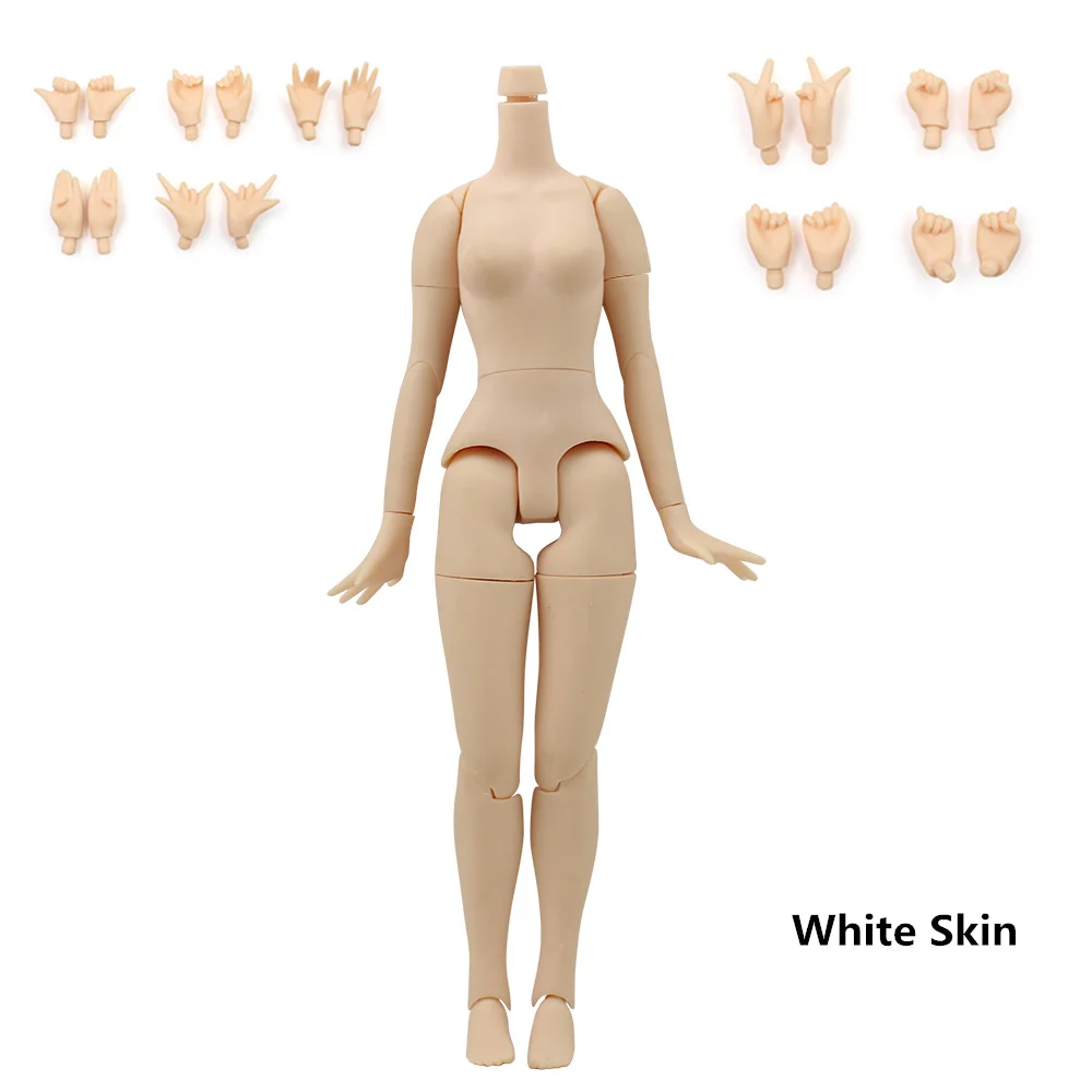 

Azone body WHITE skin D Cup big breast body 20cm 8.5 inch For 1/6 doll blyth joint Body suitable for DIY change the body ICY