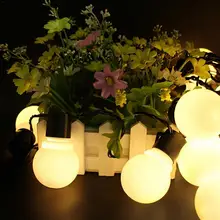 2.5M 10Led Globe Bulb Led String Lights Outdoor Waterproof Led Ball String Backyard Wedding Christmas Garland Party