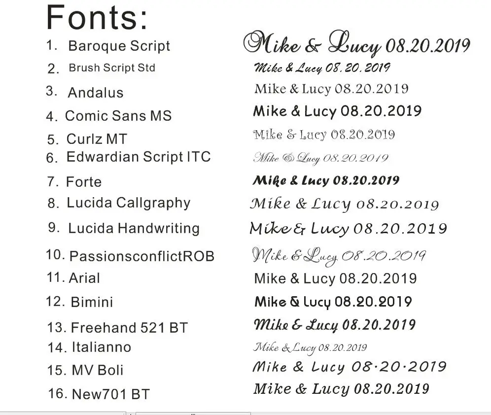 font
