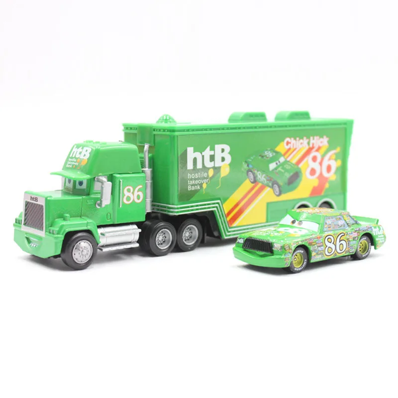 Машинки из сплава и пластика Disney Pixar Малый грузовик № 43 король 95 маккаен 86 Htb 1:55