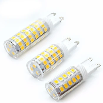 

1PCS 51 75 LEDs lampada lamparas luminaria Energy Saving 220V G9 2835 33 lights Ceramic Lamp bulb Replace Fluorescent SMD