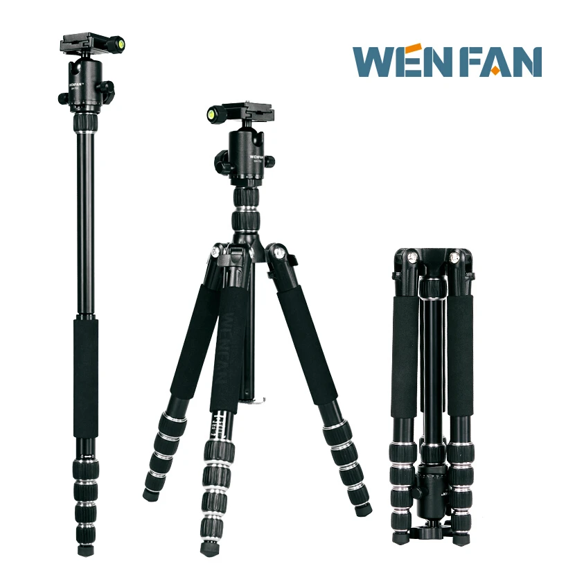 WENFAN T 520 light short travel photography tripod Professional for