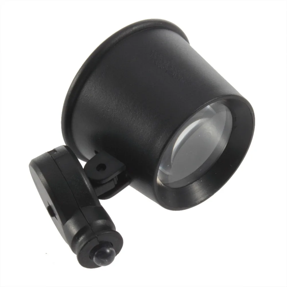 1pc 10X Eye Jeweler Loupe Magnifier with LED Light Repair Watch Brand New | Инструменты