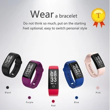 Умный браслет 24 часа мониторинга сердечного ритма монитора артериального давления IP68 Водонепроницаемый Фитнес-трекер будильник smartband