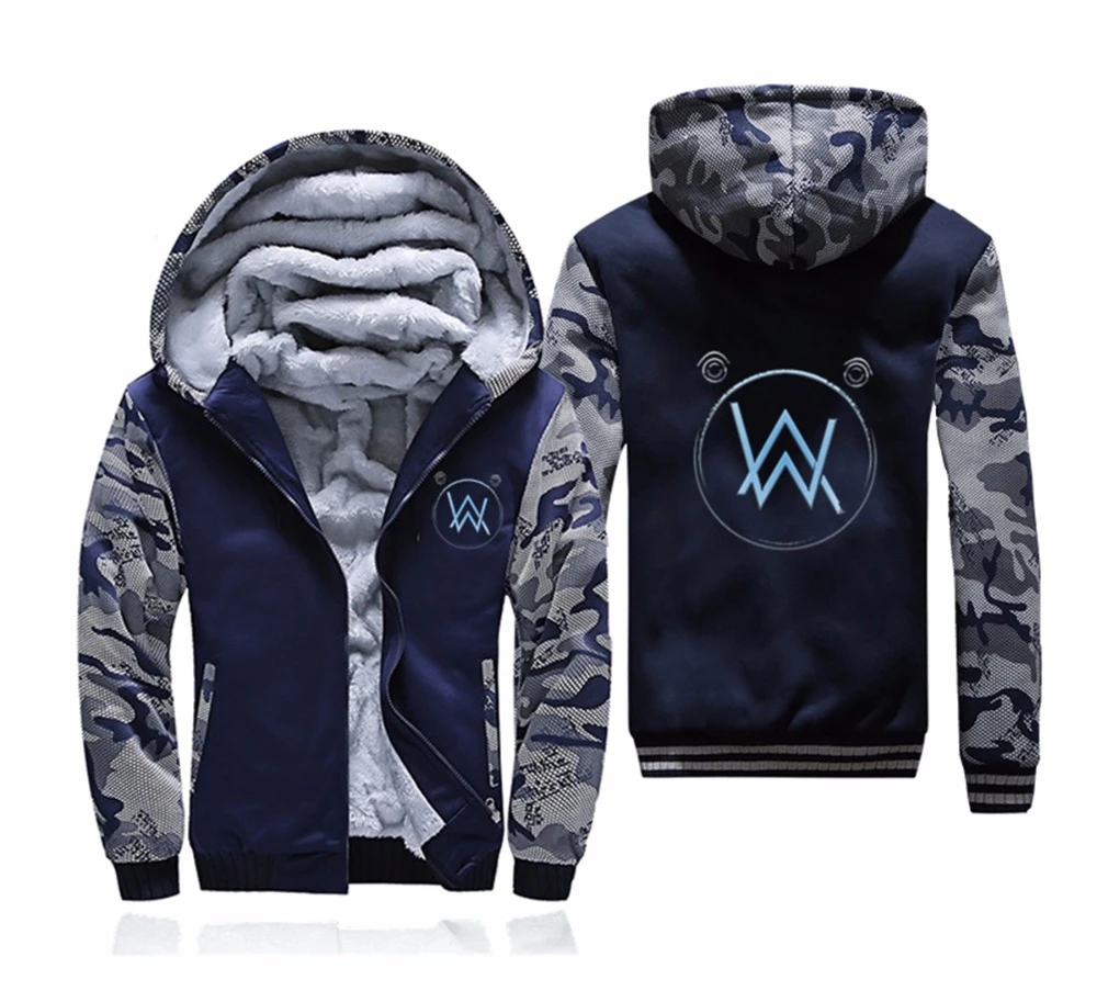 Alan Walker Monster sudaderas gran tamaño personalizado DIY casa Stark hombres sudadera Invierno Caliente fleece espesar hombres chaqueta con cremallera|men hoodiesweatshirt winter - AliExpress