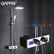 GAPPO набор сантехники из нержавеющей стали Смесители для ванных комнат смеситель для душа кран для ванны смесители для душа водопад душ