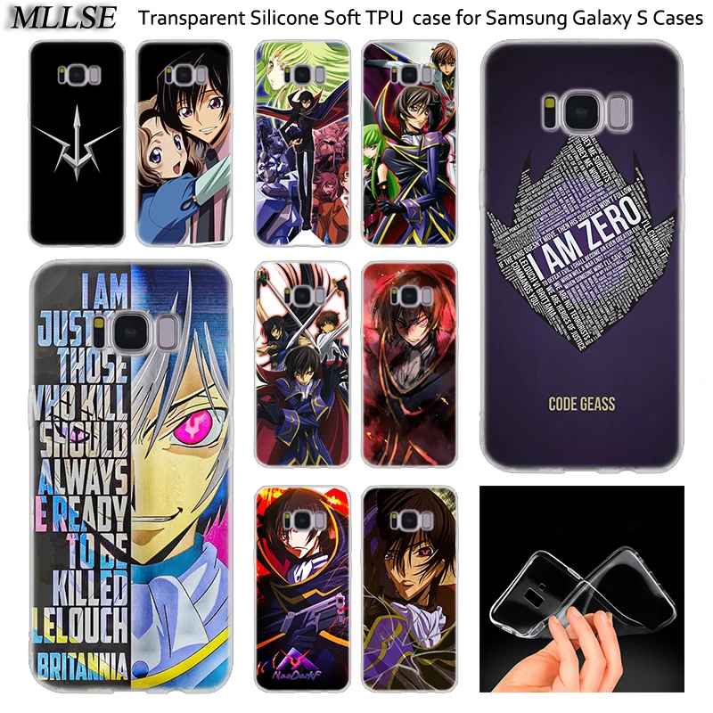 

Anime Code Geass Lelouch Silicone Case For Samsung Galaxy Note 10 Plus S8 S9 S10 Plus 5G S6 S7 Edge S5 S10e Note 5 Fashion Cover