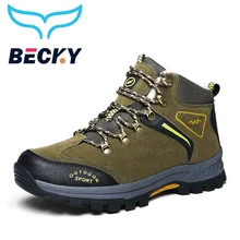 Hiking Shoes Men Winter Outdoor Sport Sneakers waterproof snow Boots Trekking Mountain excursion Climbing Shoes high quality