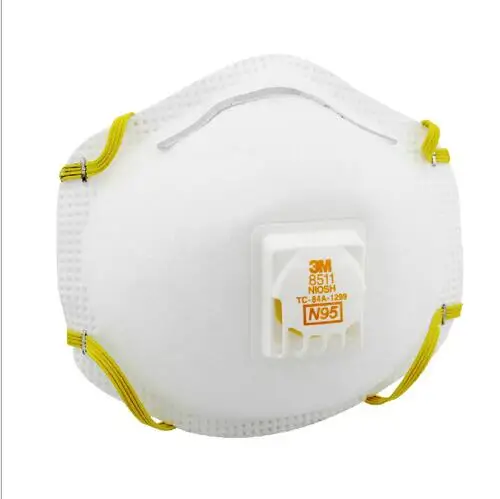 

3m mask with exhalation valve 8511 anti-dust particles dust-proof breathable anti-fog pm2.5 smog mask