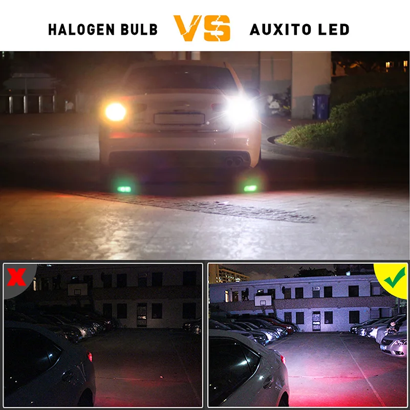 2 шт. T15 LED W16W Canbus лампа без ошибок 920 921 912 1500LM автомобильная заднего хода 54 SMD