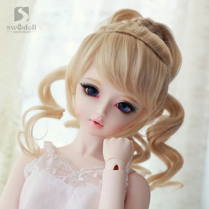 1/3 1/4 весы BJD аксессуары парик локоны волос для BJD/Аксессуары кукол SD. Не входит в