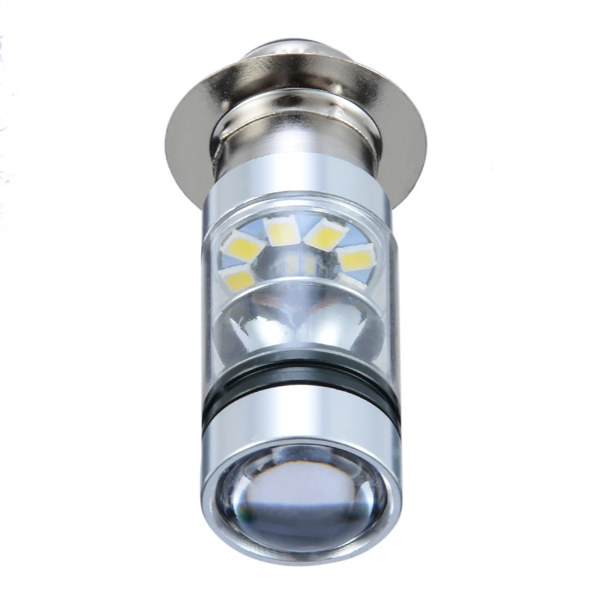 1PCS H6 Motorcycle Fog Light BA20D 2323 LED 100W DC 12V Motorbike DRL Daytime Running Lamp Bulb Super Bright White 6000K