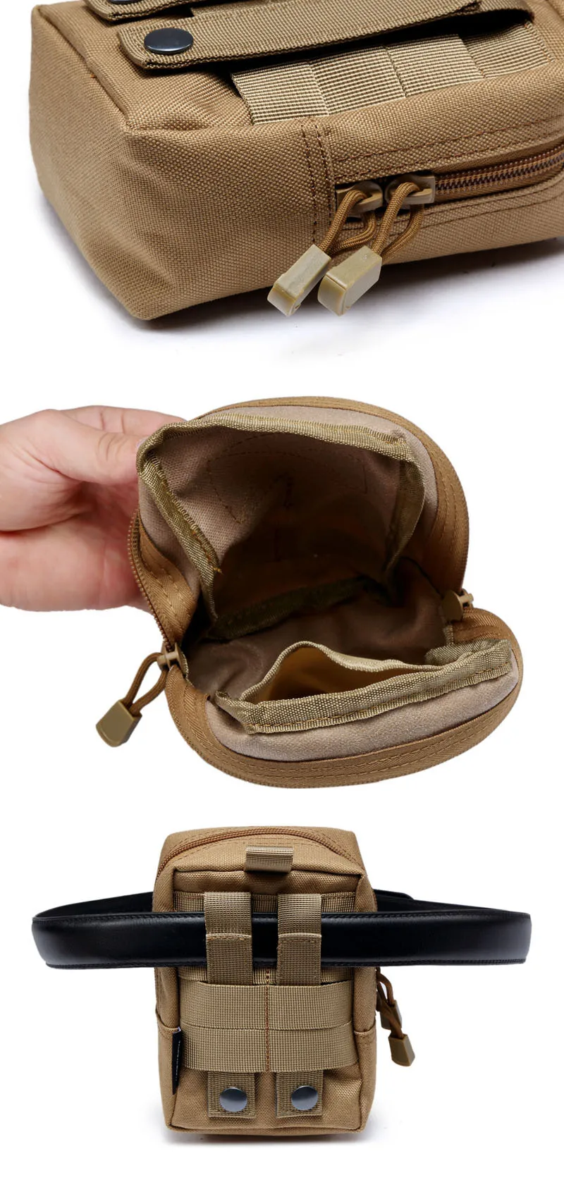 1000D Outdoor Military Tactical Waist Bag Multifunctional EDC Molle Tool Zipper Waist Pack Accessory Durable Belt Pouch (17)