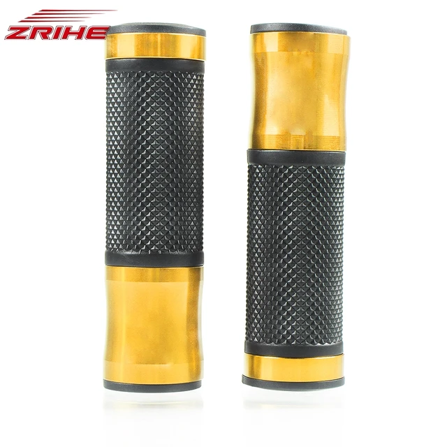 22MM 7/8 Handlebar Motorcycle CNC Handle Bar Grips For KYMCO DOWNTOWN 125/200/300/350 350i XCITING 250 300 350 400 400S 500 Gold