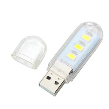Лампа для чтения светодиодный светильник для книг 3 светодиодный s DC 5V Mini USB для ПК ноутбуков компьютера ноутбука power Bank лампа для кемпинга