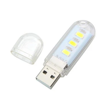 

Reading Bulb LED Book Light 3LEDs DC 5V Mini USB For PC Laptops Computer Notebook Power Bank Camping Lamp