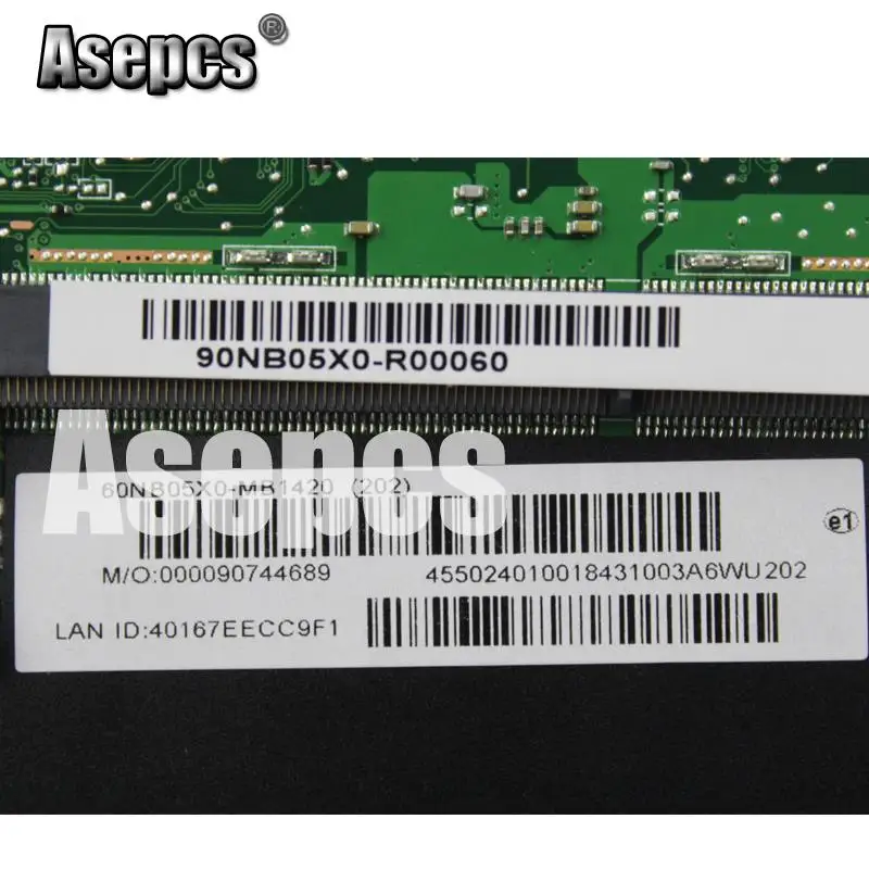 Asepcs TP500LA/TP500LN материнская плата для ноутбука For Asus TP500LA TP500LN TP500LD TP500L TP500 тестовая