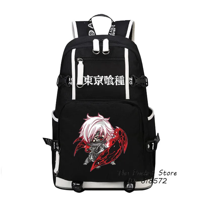 Высококачественный аниме Токийский Гуль косплей Kawaii Ken Kaneki рюкзак с принтом