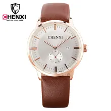 CHENXI Brand Luxury Top New Watches Men Fashion Small Dial Design Quartz Watch Male Leather Belt Wristwatch Relogio Masculino