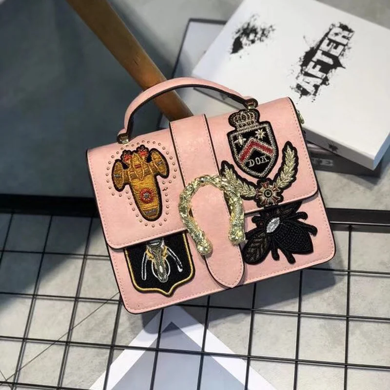 

2018 new fashion handbag little bee European and American style lady with one shoulder bags fashion bag