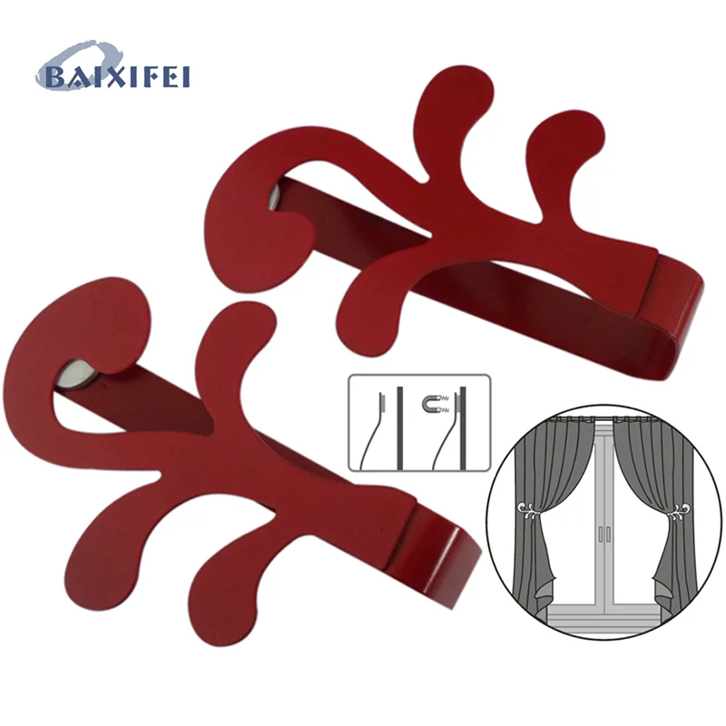 Магнитный зажим для штор на окно украшение из коралловой лески|curtain clips magnetic|decorative