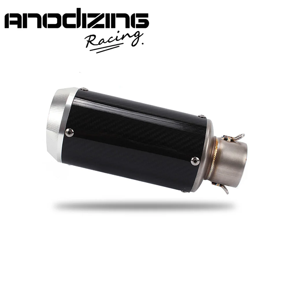 High performance motorcycle carbon fiber slip on exhaust muffler For