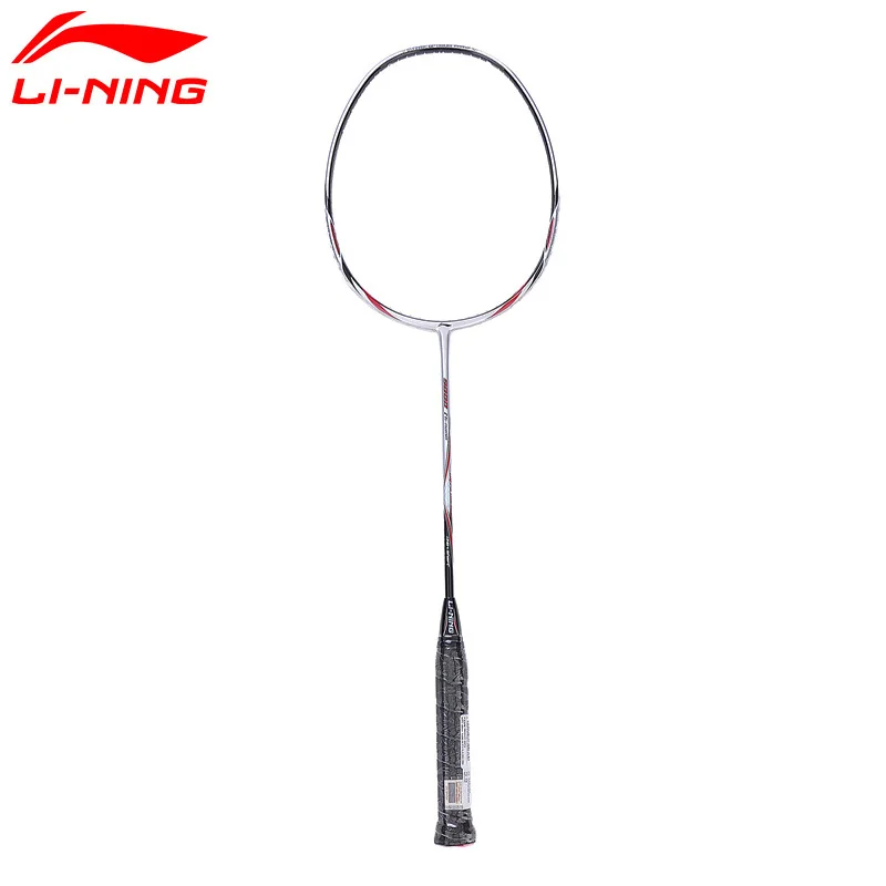 

Li-Ning UC9000 Badminton Rackets Sliver Offensive and Defensive Carbon Fiber LiNing Racquet AYPJ112 with 1 Free Grip L743OLB