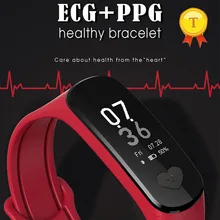 ЭКГ+ PPG, здоровый Женский стильный браслет, умный Браслет, фитнес-трекер, измеритель артериального давления, пульсометр, Шагомер