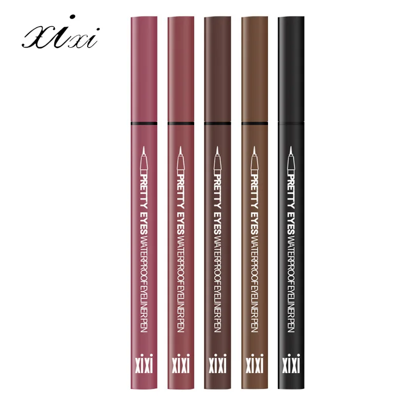 XIXI Brand Eye Liner Cosmetics Long Lasting Waterproof Pigment Natural Black Red BrownColor Pencil Eyeliner Makeup XIXI Brand Eye Liner Cosmetics Long Lasting Waterproof Pigment Natural Black Red BrownColor Pencil Eyeliner Makeup