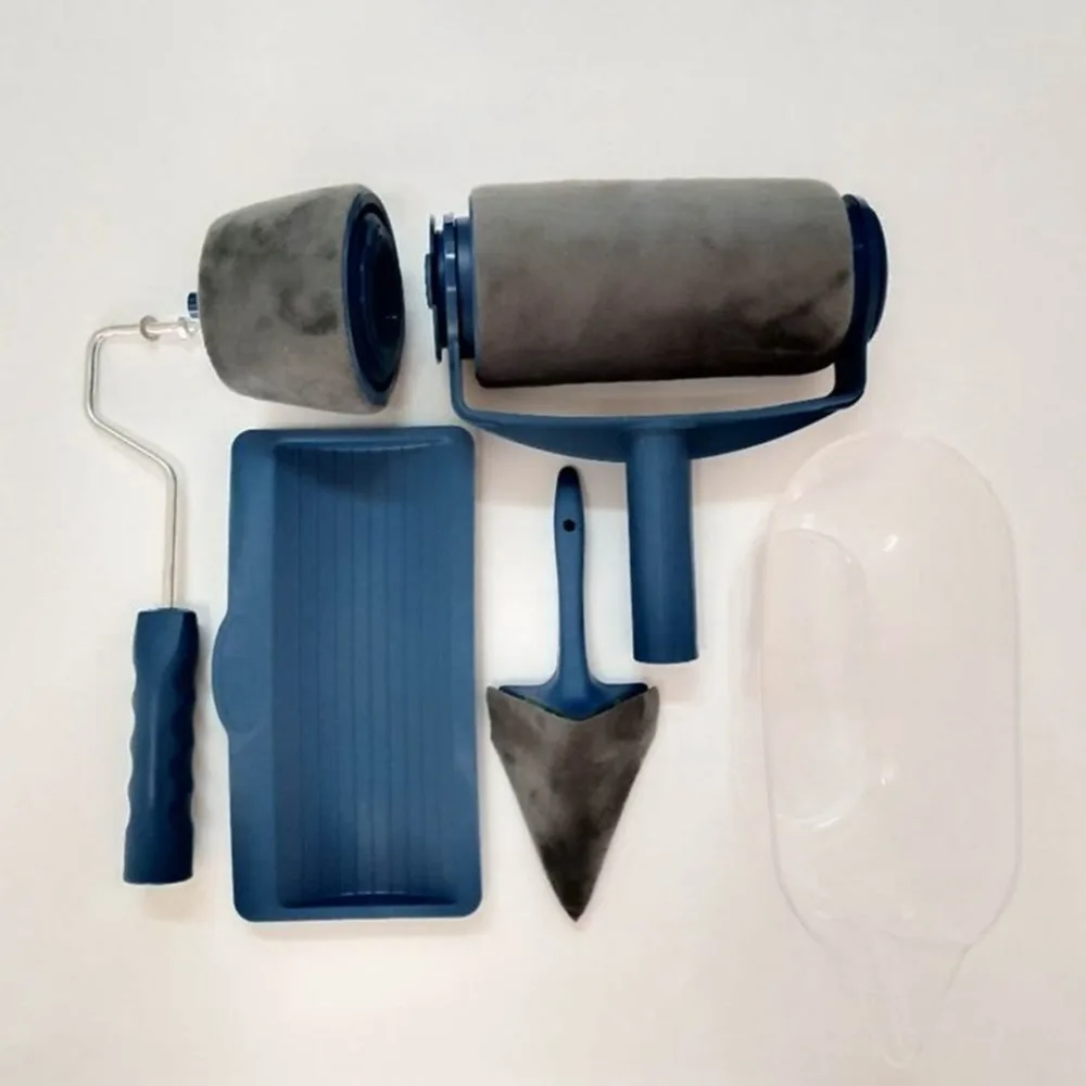 5Pcs/6Pcs Multifunctional Paint Roller DIY Handle Tool Resting Tray