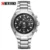 Curren relógios homens luxo rosa de ouro dos homens projeto novo relógio de pulso de quartzo army watch relógio relogio masculino 8042