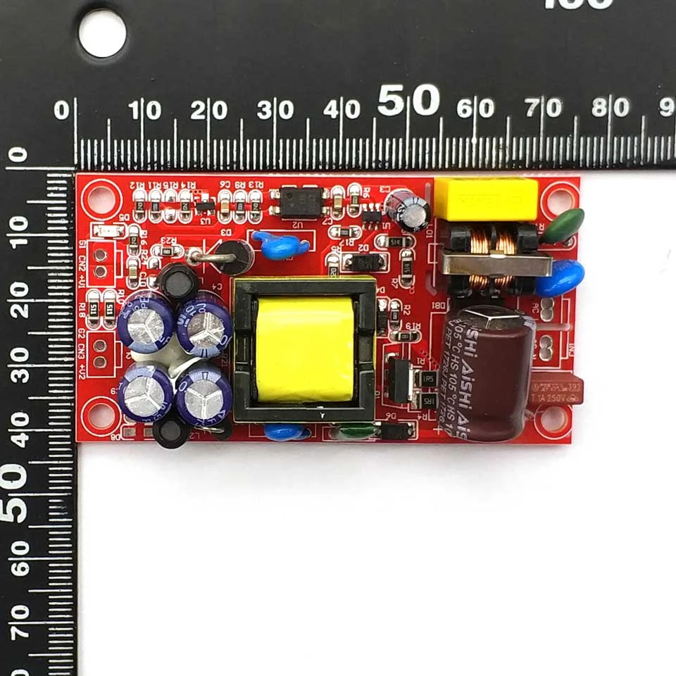 12V1A/5V1A 24V1A/5V1A 12V1A/7V1A полностью изолированный импульсный модуль питания/двойной выход постоянного тока/модуль AC-DC