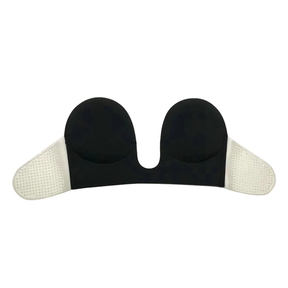 

Soft Lingerie Strapless Invisible Gather Women Bra Push Up Stick-on Comfortable Non-Slip Backless Smooth U Shape Summer Sexy