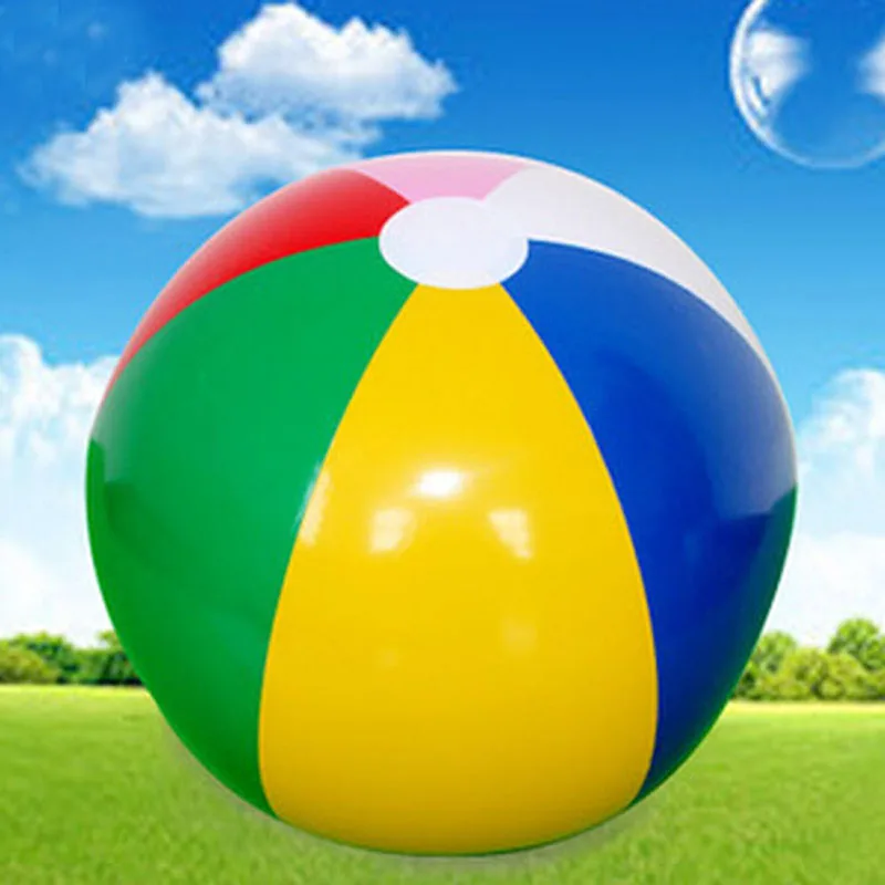 

Summer 40cm Funny Balls Balloon for Beach Sand Water Glossy Vinyl Giant Pool Toys Kids Outdoor Game Gifts Toys for Children