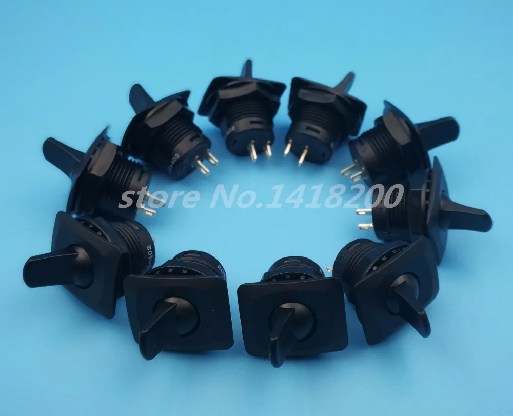 

10Pcs High quality SCI R13-402 Round 2Pin ON-OFF SPST 2Position Toggle Switch 3A 250VAC