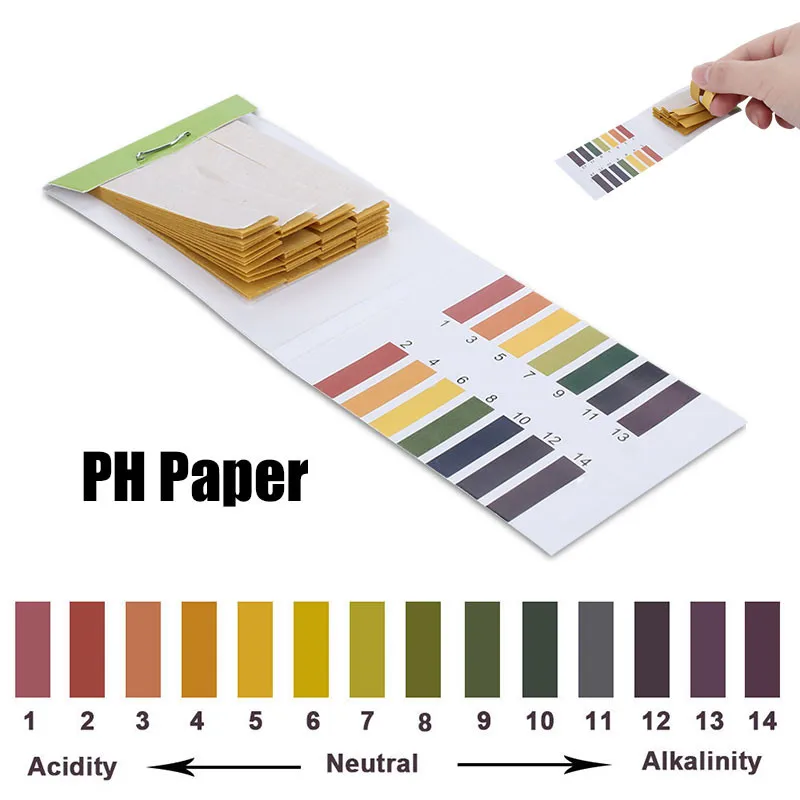 

80 Strips PH Meters Indicator Paper PH Value 1-14 Litmus Testing Paper Tester Urine Health Care Paper Water Soilsting Kit