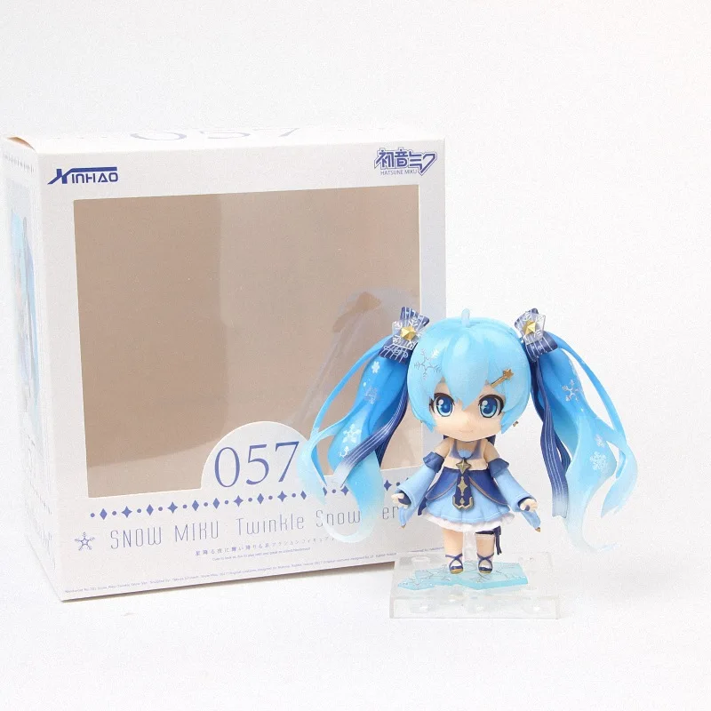 GZTZMY Anime Vocaloid Hatsune Miku 2017 Snow Miku Twinkle Snow Ver PVC Action Figures Collection Model Toys Doll for kids gifts6 (3)