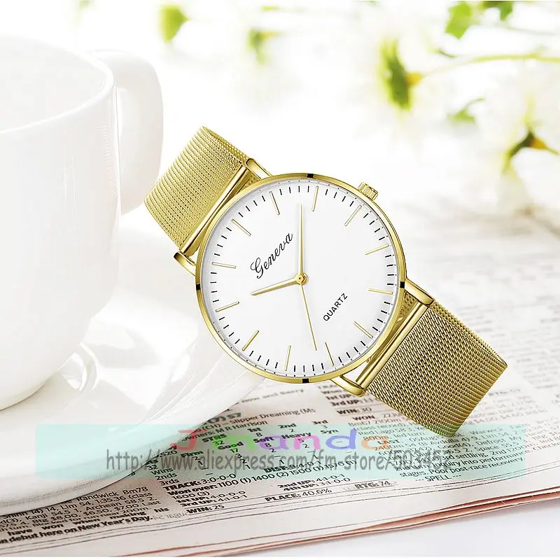 100 шт/партия geneva 625 стильные geneva брендовые сетчатые часы,, кварцевые повседневные наручные часы оптом спортивные часы