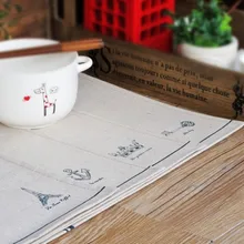 Японский Европа Подкладки и подложки съесть Коврики ручной работы таблица пластины чашки Коврики якорь Эффи башня Короны ключ 4 шт./лот