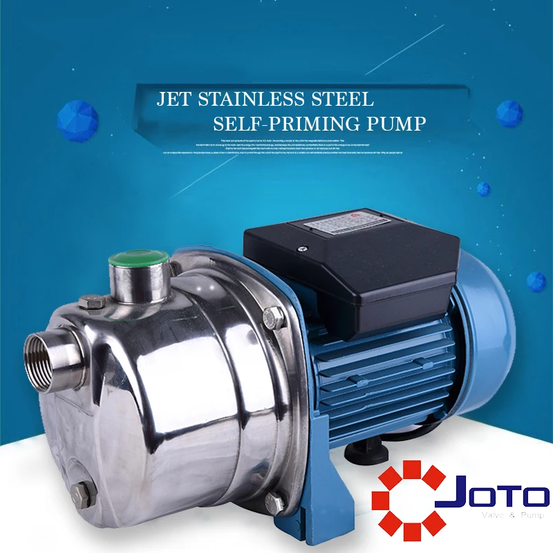 

370W 220v Single Phase 304 Stainless Steel High Pressure Self-priming Jet Pump Small Home Use Sanitary Pump Industrial Pump