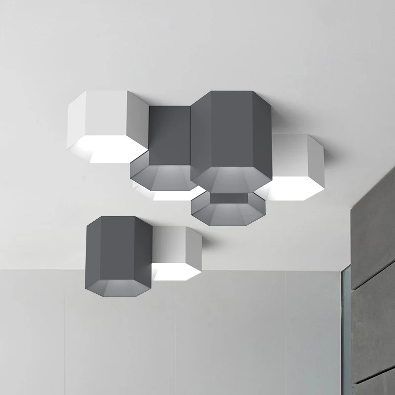 Simple-modern-living-room-bedroom-office-ceiling-light-Nordic-LED-Makaron-geometric-hexagonal-honeycomb-ceiling-lamp (1)