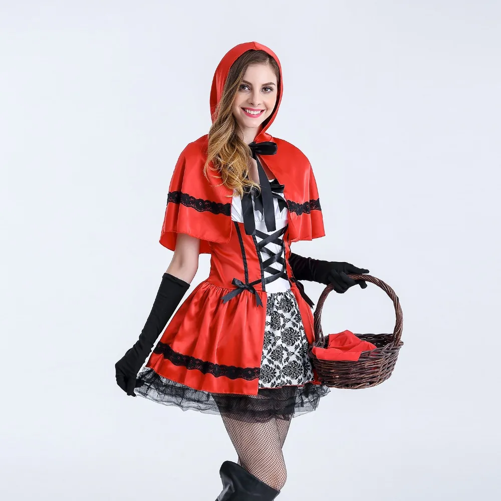 vashejiang plus size fairy tales little red riding hood costume plus size fairy costume