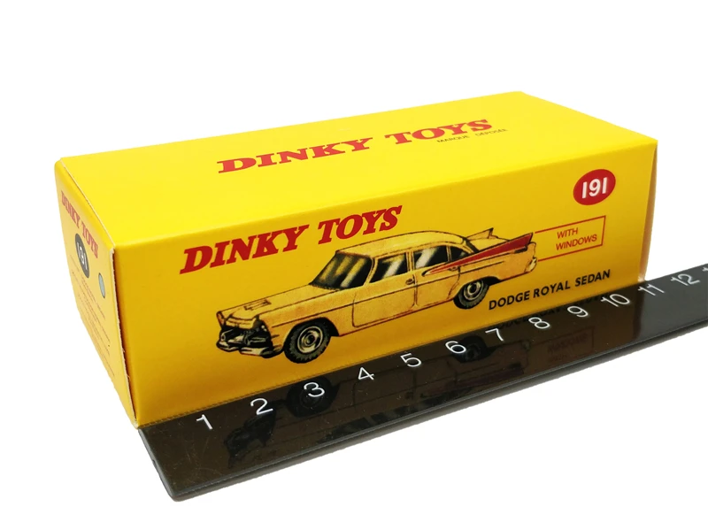 1:43 Dinky Toys 191 Dodge Royal Sedan литая модель автомобиля