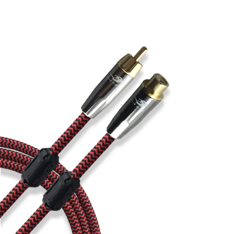 RCA Phono Male to Female Extension Cable Speaker font b Subwoofer b font font b Amplifier