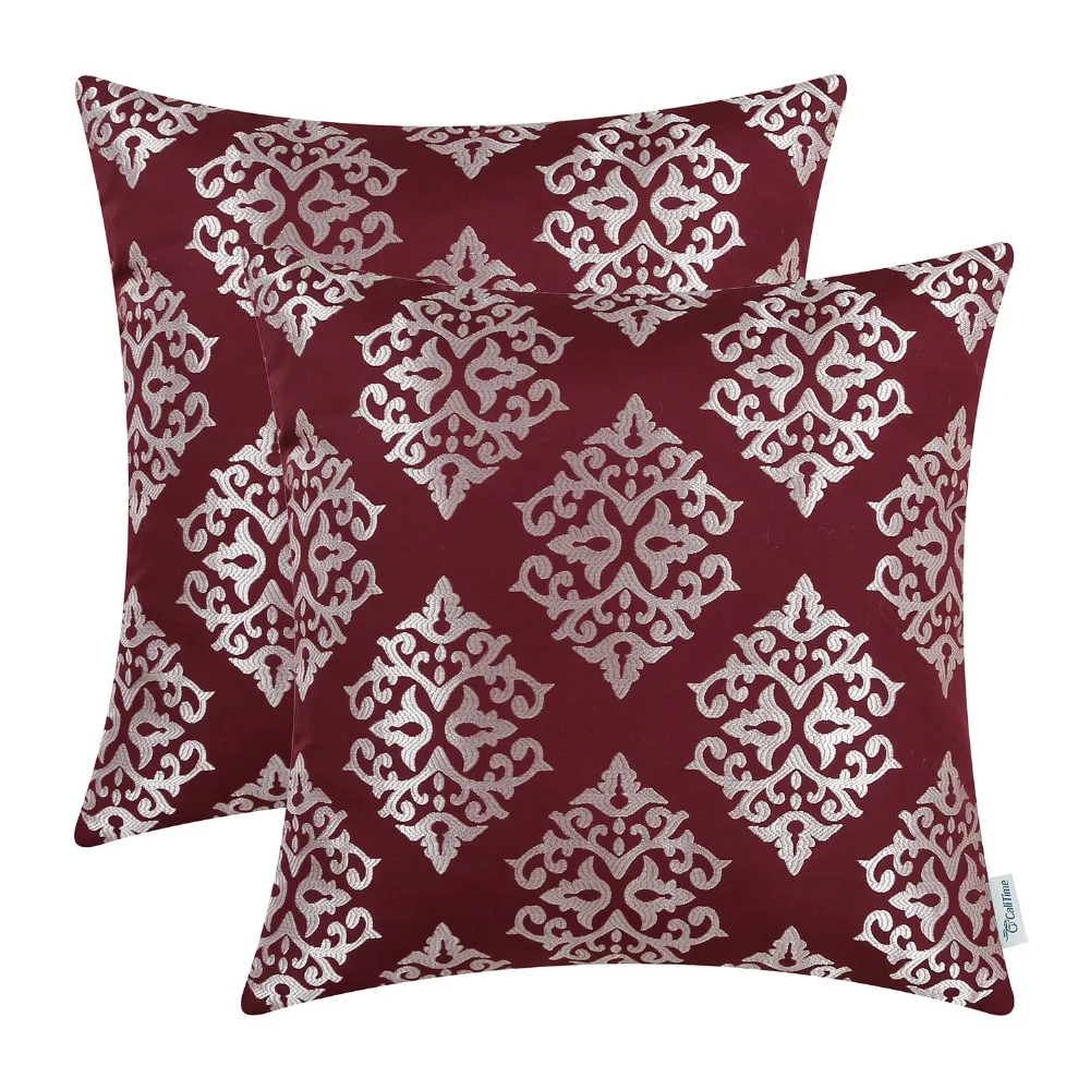 2PCS Square CaliTime Cushion Covers Throw Pillow Cases Shells Both