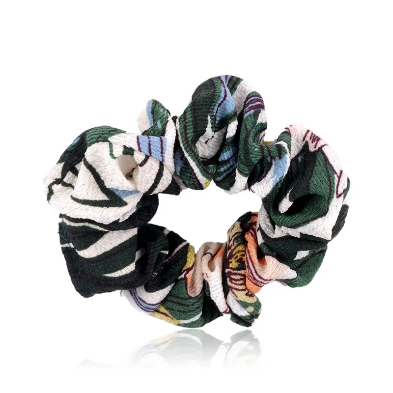 

Fashion Print Women Scrunchie Hair Ties for Women Hair Accessories Girls Elastic Hair Bands Ponytail Hair Holder Rope Headwear