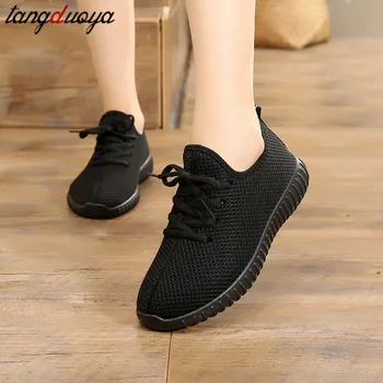 

Running Shoes For Women Lace Up Sport Shoes Woman Sneakers Breathable Mesh Running Shoes Lightweight Sneakers zapatillas mujer